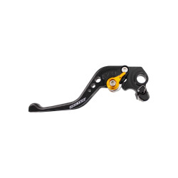 BikeTek Nastavitelný CNC Lever Short Clutch - Black / Gold Adjuster -   C111S