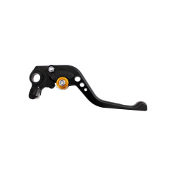 BikeTek Nastavitelný CNC Lever Short Clutch - Black / Gold Adjuster -   C111S