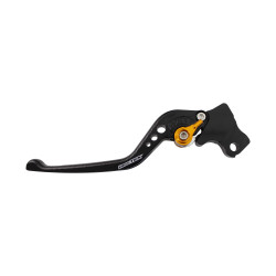 BikeTek Nastaviteľný CNC Lever Long Clutch - Black / Gold Adjuster - C113