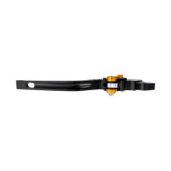 BikeTek Nastaviteľný CNC Lever Long Clutch - Black / Gold Adjuster - C113