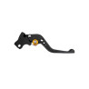 BikeTek Nastavitelný CNC Lever Short Clutch - Black / Gold Adjuster -   C113S