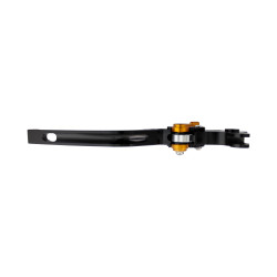 BikeTek Nastavitelný CNC Lever Long Clutch - Black / Gold Adjuster -   C117