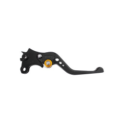 BikeTek Nastavitelný CNC Lever Short Clutch - Black / Gold Adjuster -   C117S