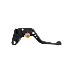 BikeTek Nastavitelný CNC Lever Short Clutch - Black / Gold Adjuster -   C119S