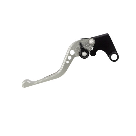 BikeTek Nastaviteľný CNC Clutch Lever Short - Titanium / Black Adjuster - C11S