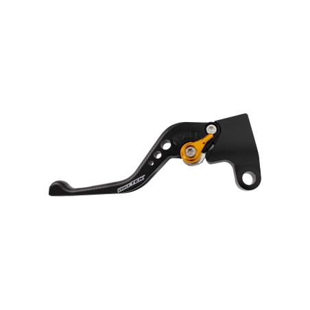 BikeTek Nastavitelný CNC Lever Short Clutch - Black / Gold Adjuster -   C121S