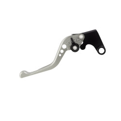 BikeTek Nastaviteľný CNC Clutch Lever Short - Titanium / Black Adjuster - C25S