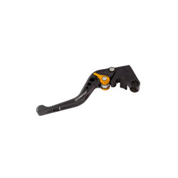 BikeTek Nastaviteľný CNC Clutch Lever Short - Black / Gold poistných udalostí - C49S