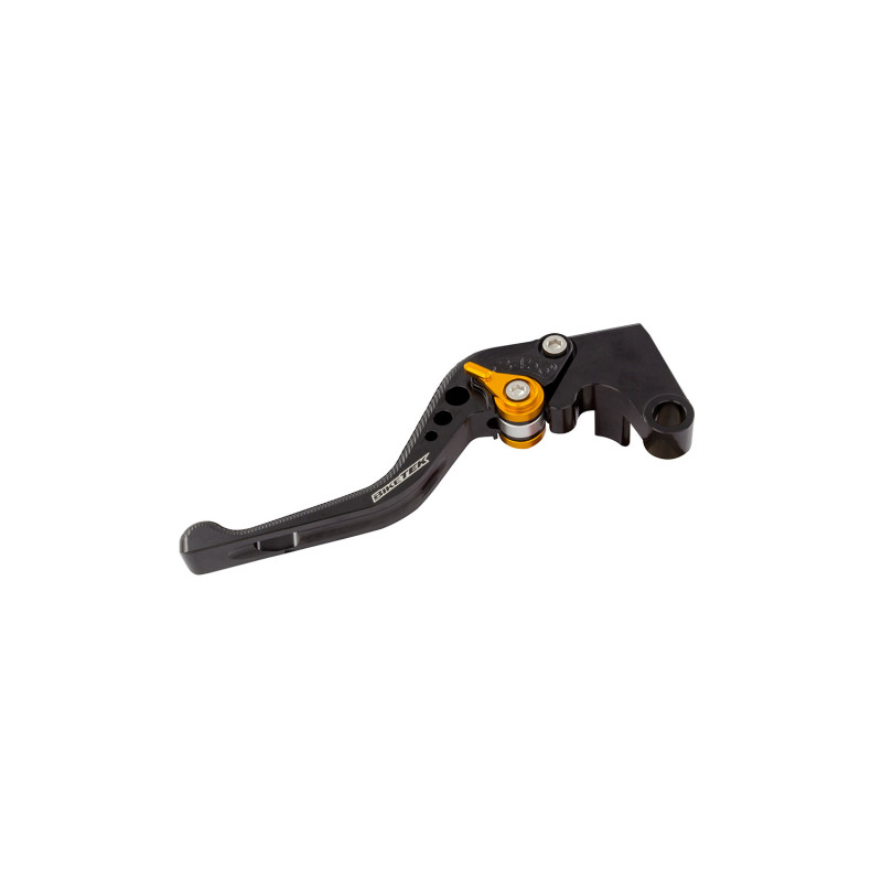 BikeTek Nastavitelný CNC Clutch Lever Short - Black / Gold pojistných událostí -   C49S