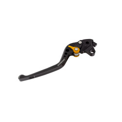 BikeTek Nastaviteľný CNC Clutch Lever Long - Black / Gold Adjuster - C51