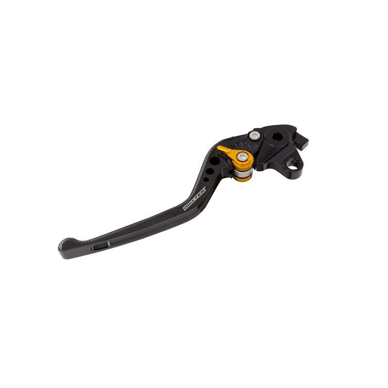 BikeTek Nastavitelný CNC Clutch Lever Long - Black / Gold Adjuster -   C51