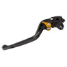 BikeTek Nastaviteľný CNC Clutch Lever Long - Black / Gold Adjuster - C57