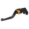 BikeTek Nastaviteľný CNC Clutch Lever Short - Black / Gold poistných udalostí - C59S