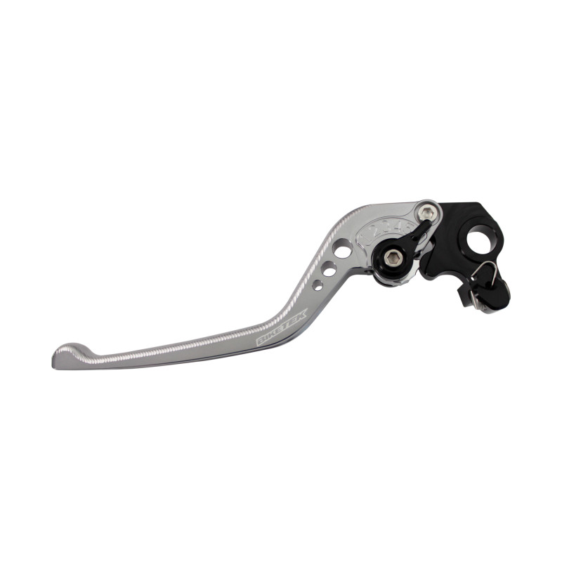 BikeTek Nastavitelný CNC Lever Long spojka - Titanium / Black Adjuster -   C97